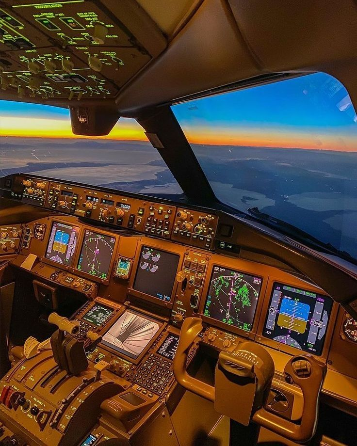 Interface Cockpit d’entraînement aéronautique.
